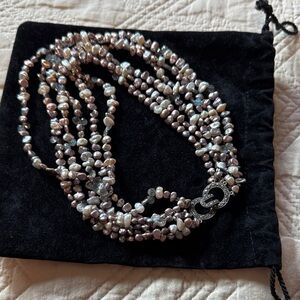 Elegant Multi-Strand Pearl Necklace